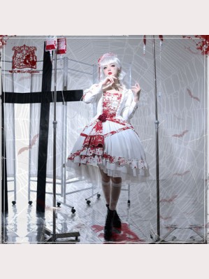 Blood Stained Guro Lolita Dress OP (UN73)